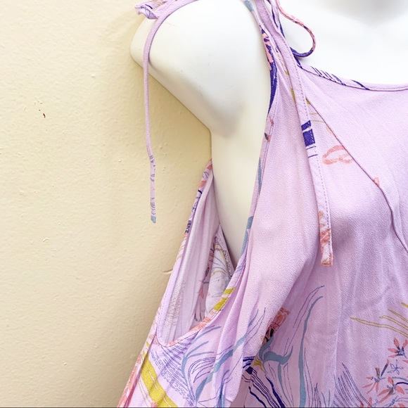 Free People Clear Skies Lilac Tunic Top Sz Small - Picture 7 of 8
